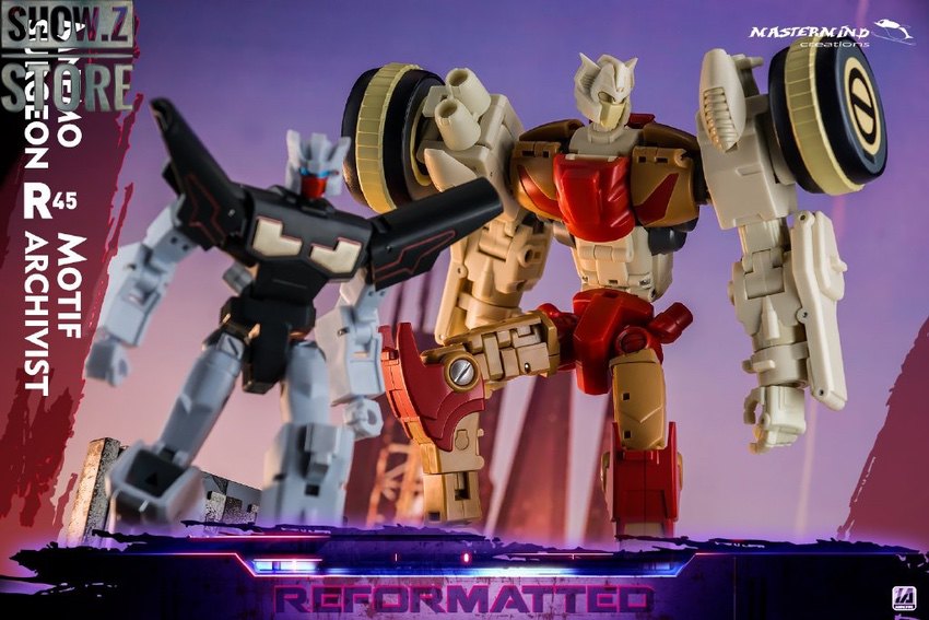 Mastermind Creations R-45 Mnemo & Motif Chromedome & Rewind