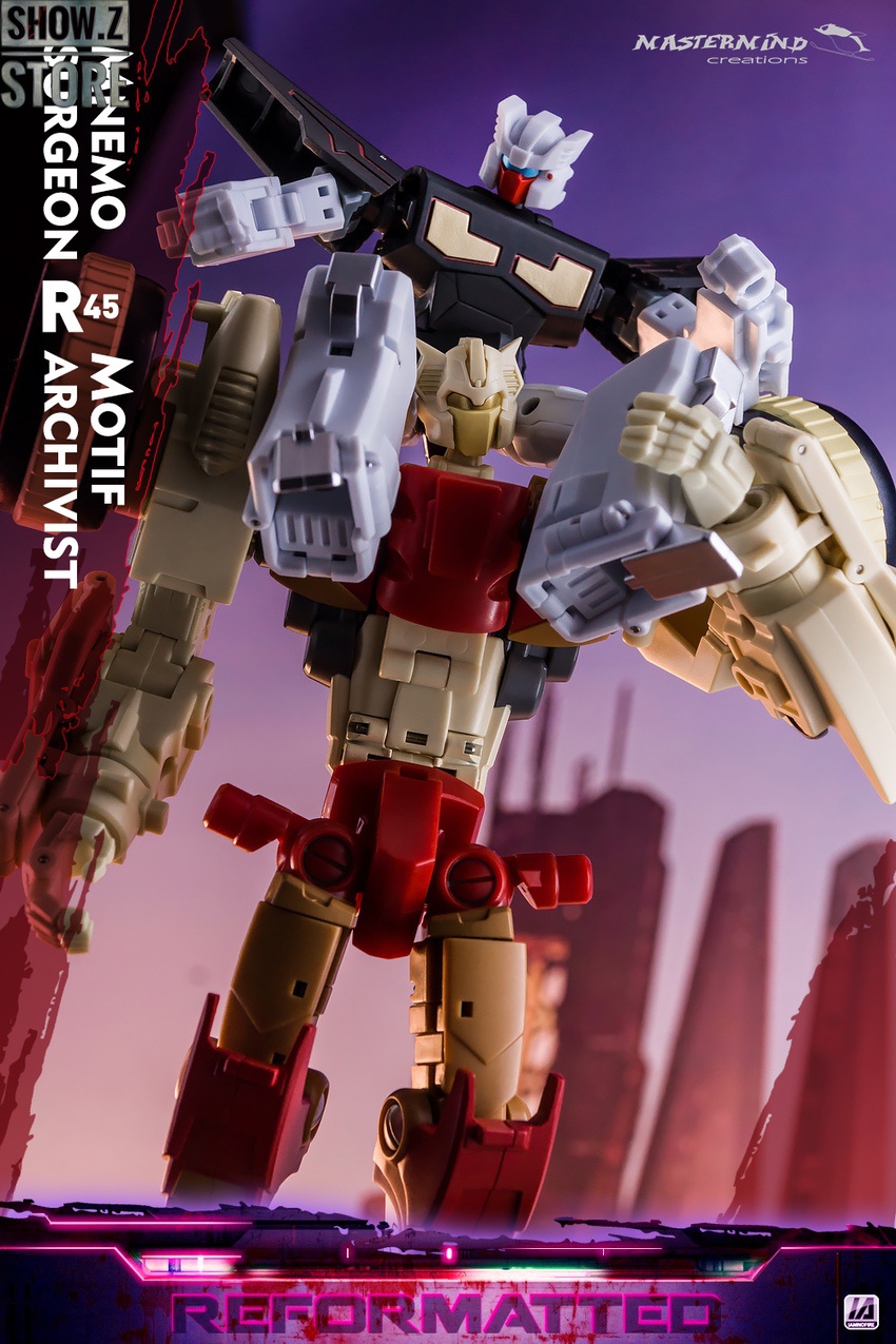 Mastermind Creations R-45 Mnemo & Motif Chromedome & Rewind