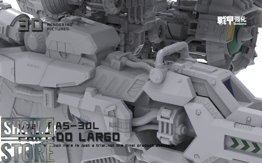 Rodams 1/72 RAS-30L Partido Largo RX-78GP03D Gundam