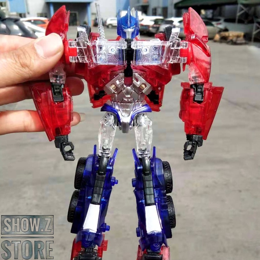 APC Toys APC-001 Attack Prime TFP Optimus Prime Clear Version w/ Black Wheels