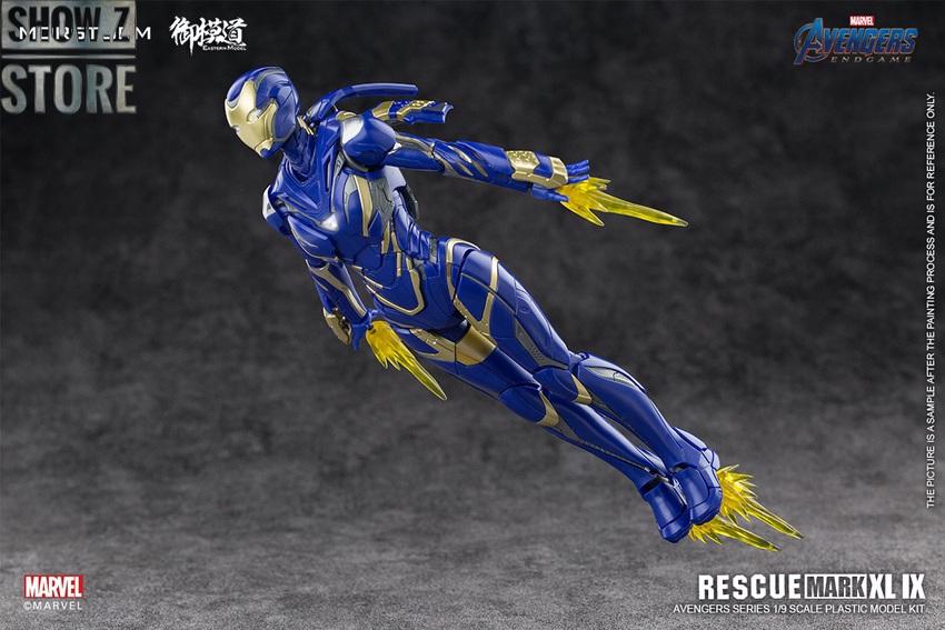 Eastern Model 1/9 Mark 49 Iron Man Rescue Mark I Model Kit - Show