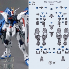 Point Factory Studio Metal Parts MG ZGMF-X10A Freedom Gundam Ver