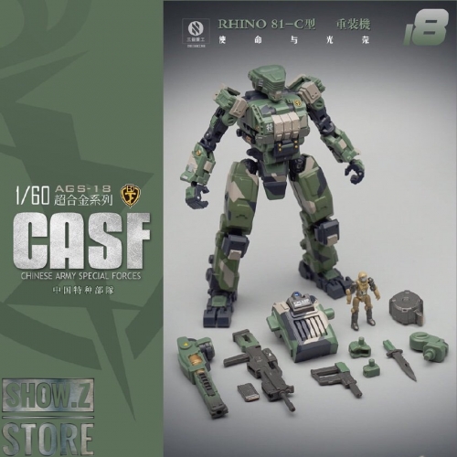 Forging Soul & Mechanic Toys AGS-18 CASF Rhino Type 81-C - Show.Z