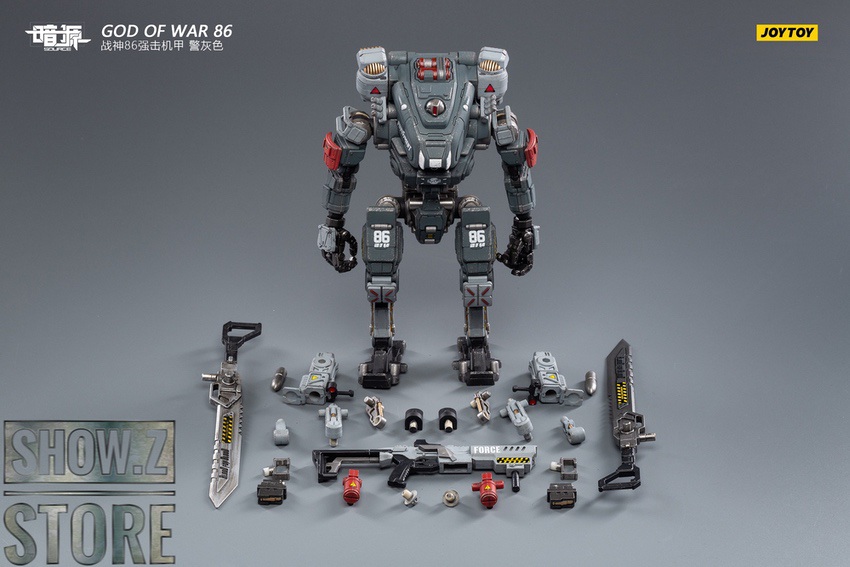 JoyToy Source 1/24 God of War 86 Mecha w/ Pilot Grey Version