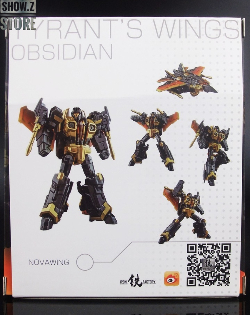 IronFactory EX-20O Tyrant's Wings Obsidian Nova Storm - Show