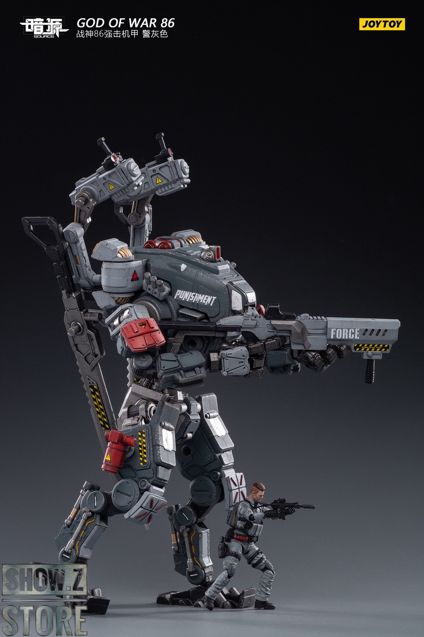 JoyToy Source 1/24 God of War 86 Mecha w/ Pilot Grey Version