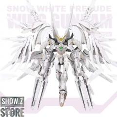 【まーれ】WING GUNDAM  WHITE PRELUDE Moxin MG 1/100 XXXG-00YSW Wing Gundam Snow White Prelude Model