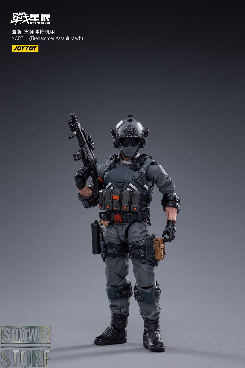 JoyToy Source 1/18 NORTH Firehammer Assault Mech w/ Pilot - Show.Z