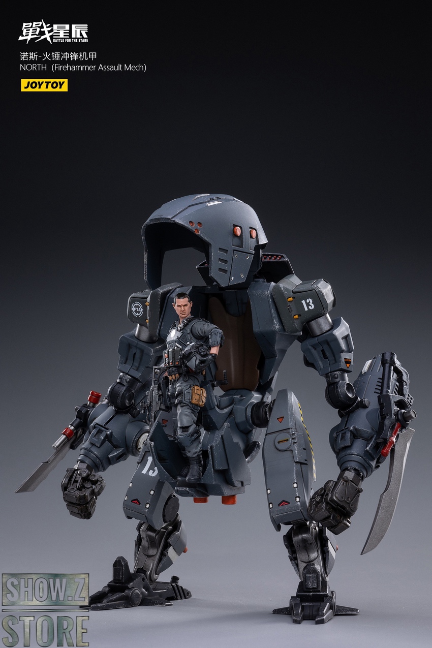 JoyToy Source 1/18 NORTH Firehammer Assault Mech w/ Pilot