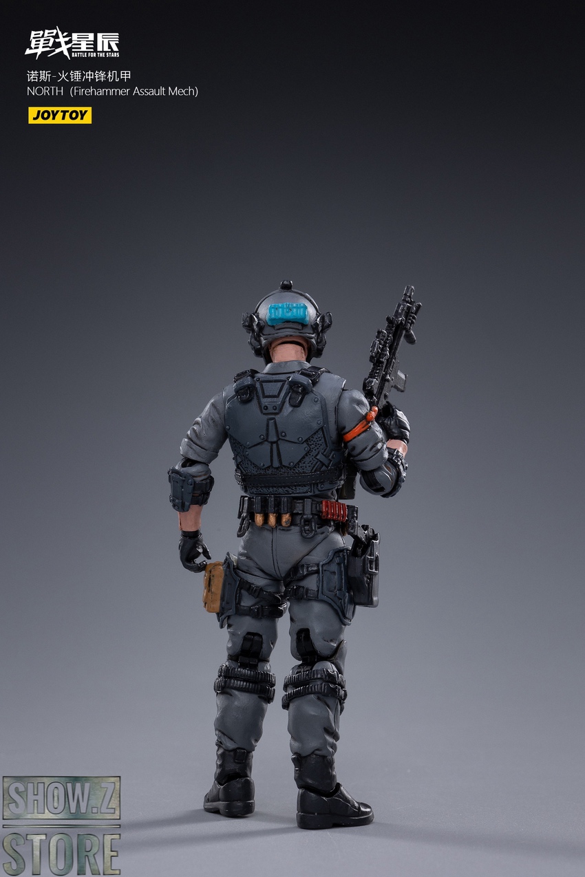 JoyToy Source 1/18 NORTH Firehammer Assault Mech w/ Pilot - Show.Z