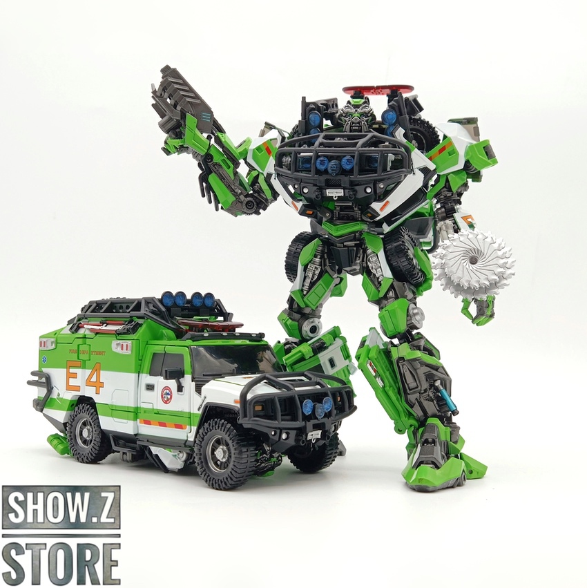 4th Party JH-01L Rescue Pioneer MPM-11 Ratchet w/ Improved Painting Green Version