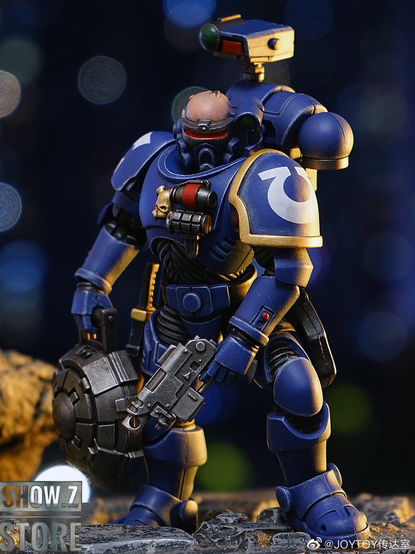 Warhammer 40K – Figurine Ultramarines Infiltrator – Joytoy – Échelle 1/18 – Articulée – Lot De 4 – Collectionneur – Dès 15 Ans
