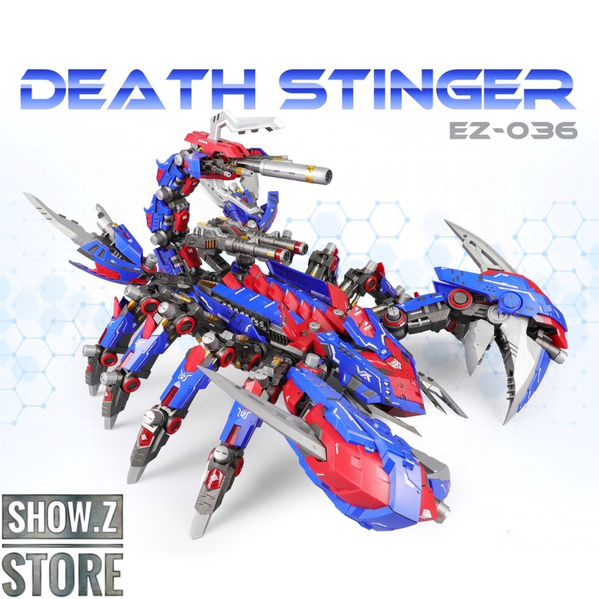Reviews of ZA Model EZ-036 Death Stinger Model Kit Anime Color Version