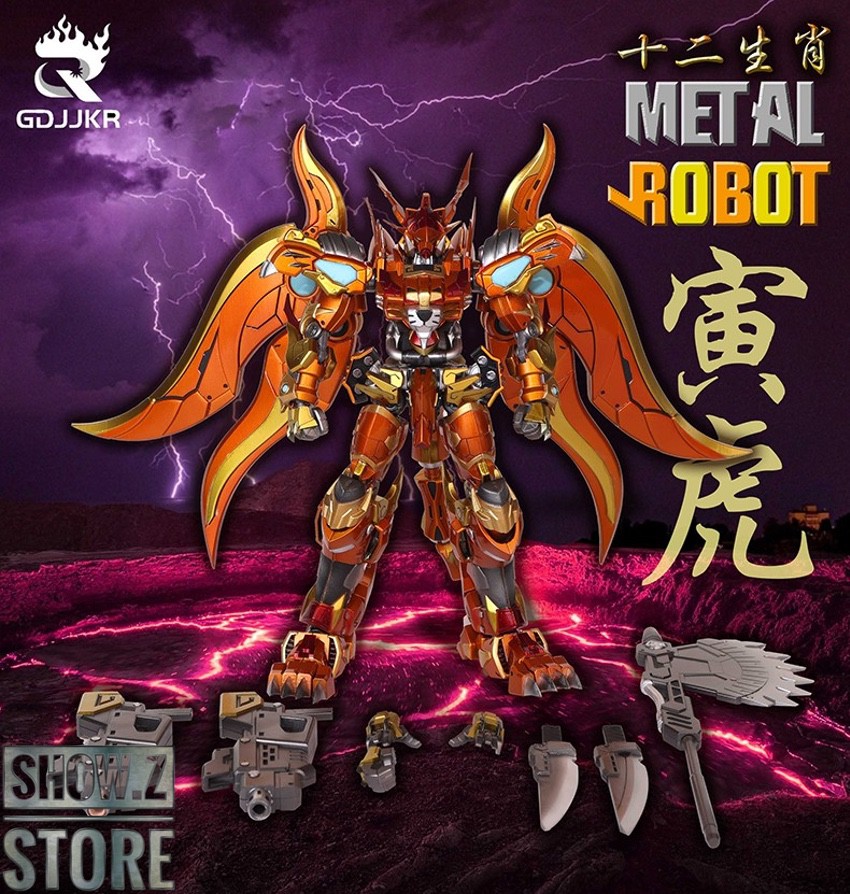 GDJJKR Metal Robot The Chinese Zodiac Yin Tiger - Show.Z Store