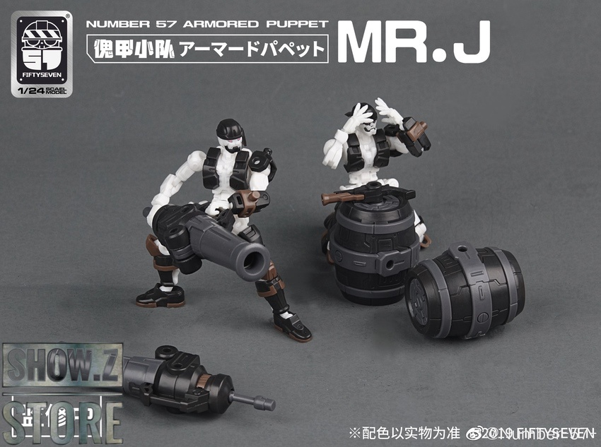 その他 Mr. T 3-D Animator Action Puppet No.57 Armored Puppet Pirate Mr.J Model Kit Set of 2 - Show.Z Store