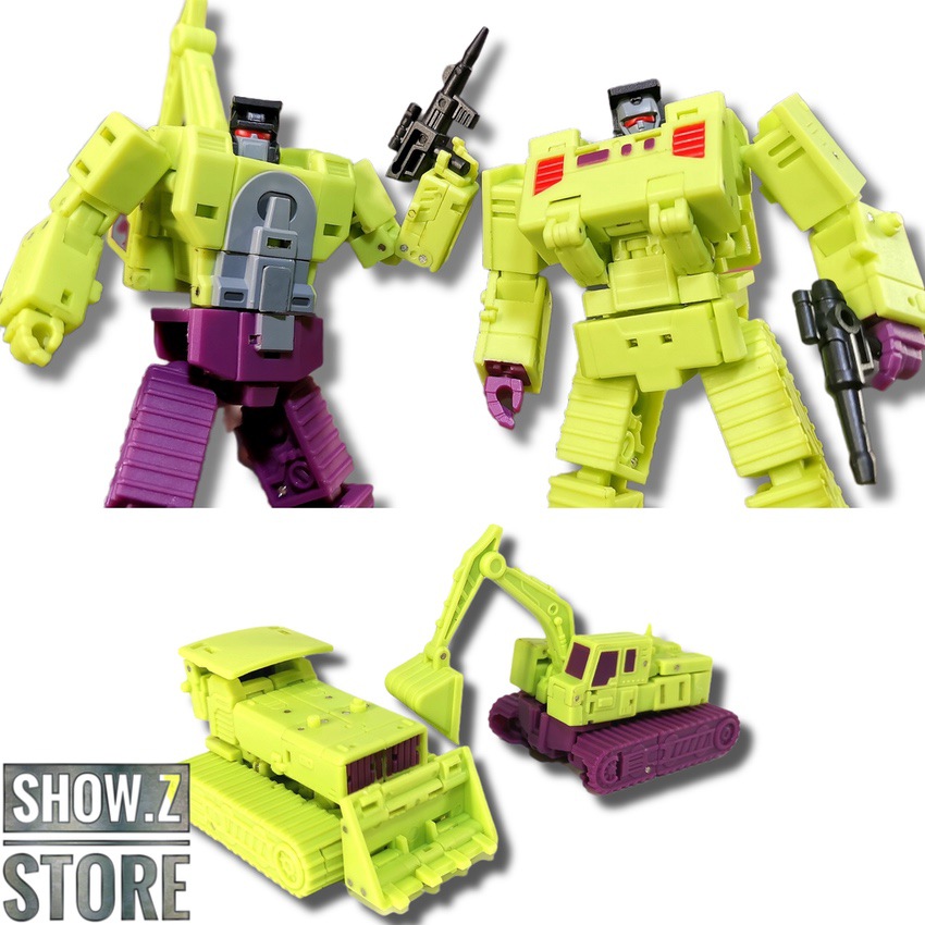 Magic Square MS-B41 Excavator Scavenger & MS-B42 Bulldozer Bonecrusher Set of 2