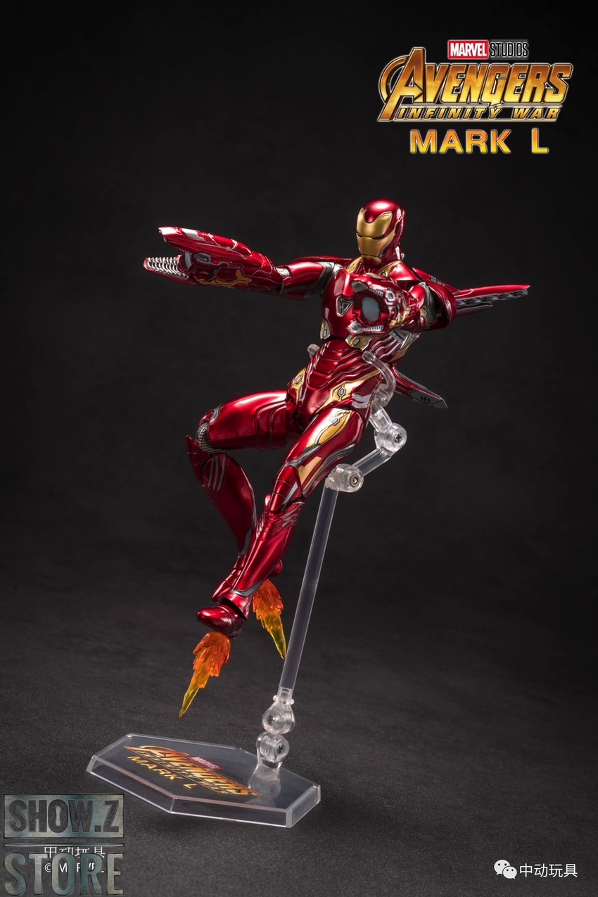 ZT Toys Marvel Iron Man Mark 7 LED 1/10 | ShowZStore.com