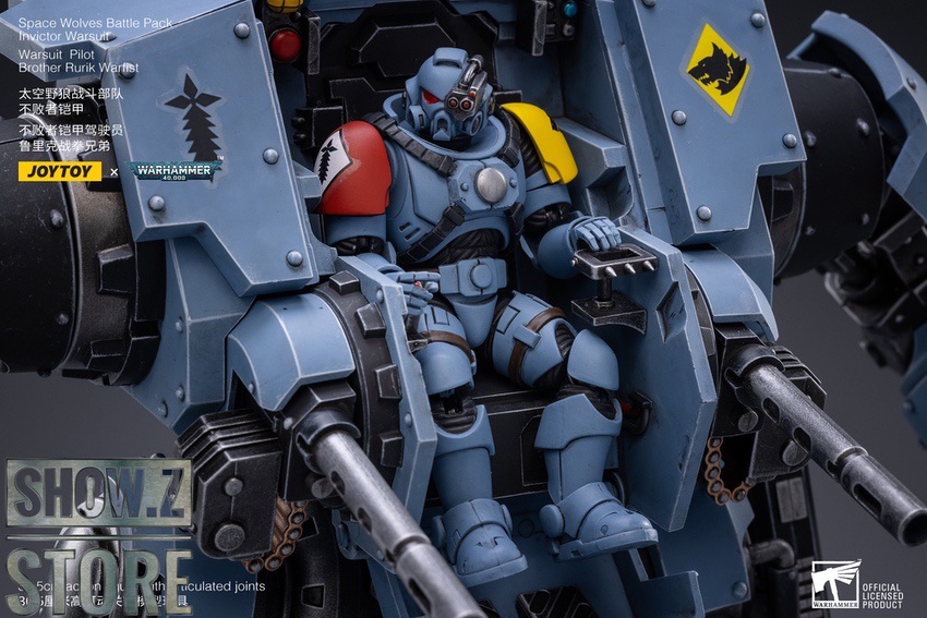JoyToy 1/18 Warhammer 40K Space Wolves Leader | ShowZStore.com