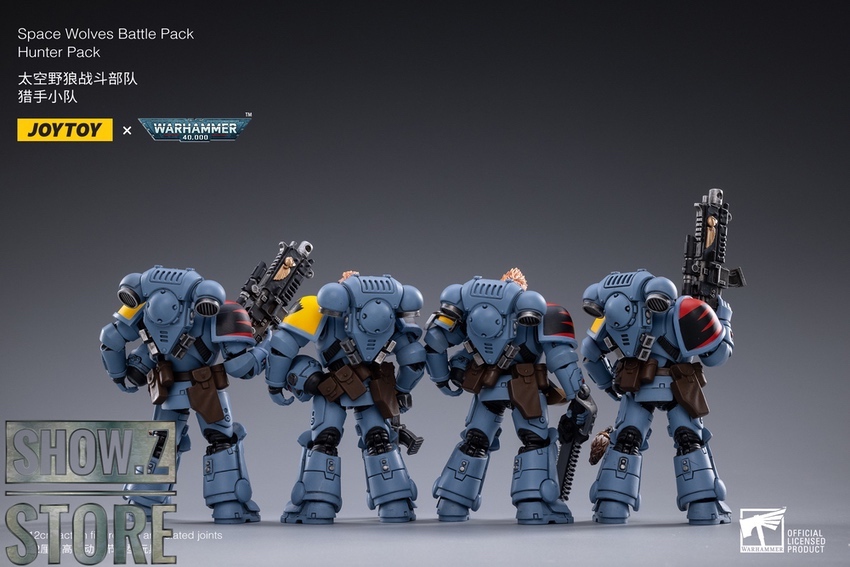 JoyToy 1/18 Warhammer 40K Space Wolves Pack | ShowZStore.com