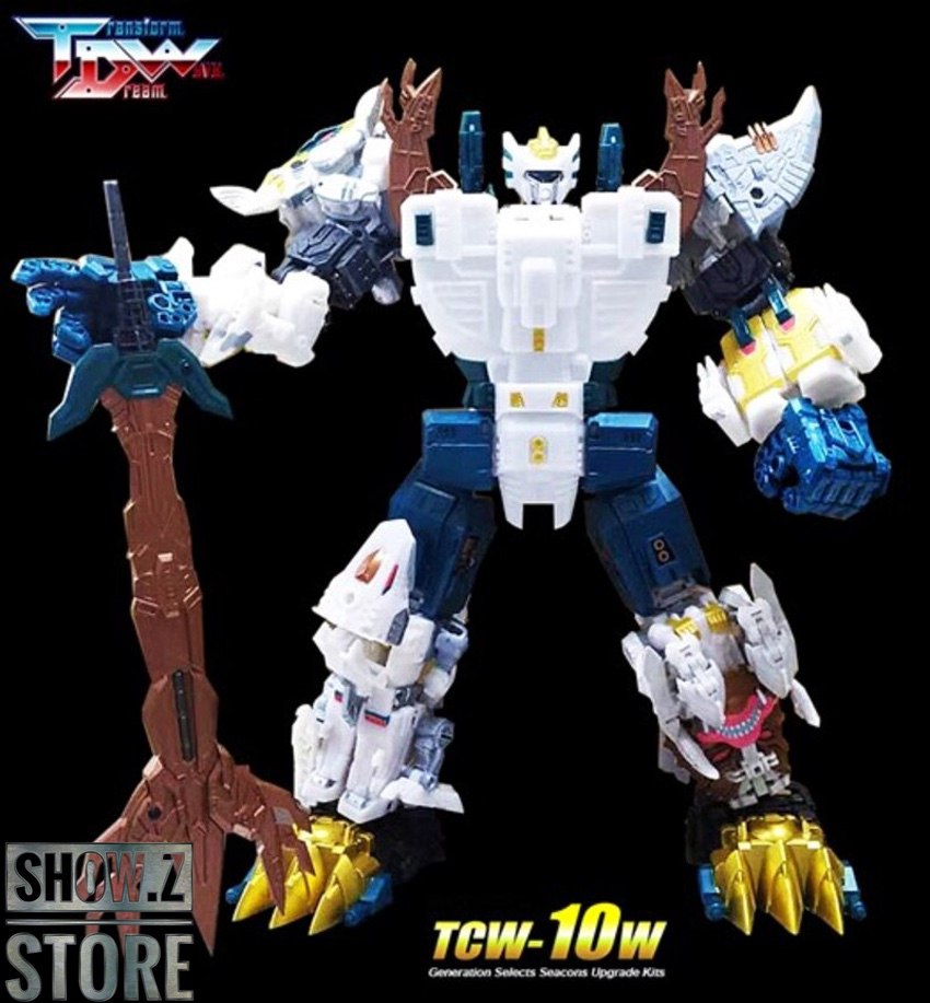 Transform Dream Wave TCW-10W Generations Selects King Poseidon Upgrade Kit  White Version - Show.Z Store