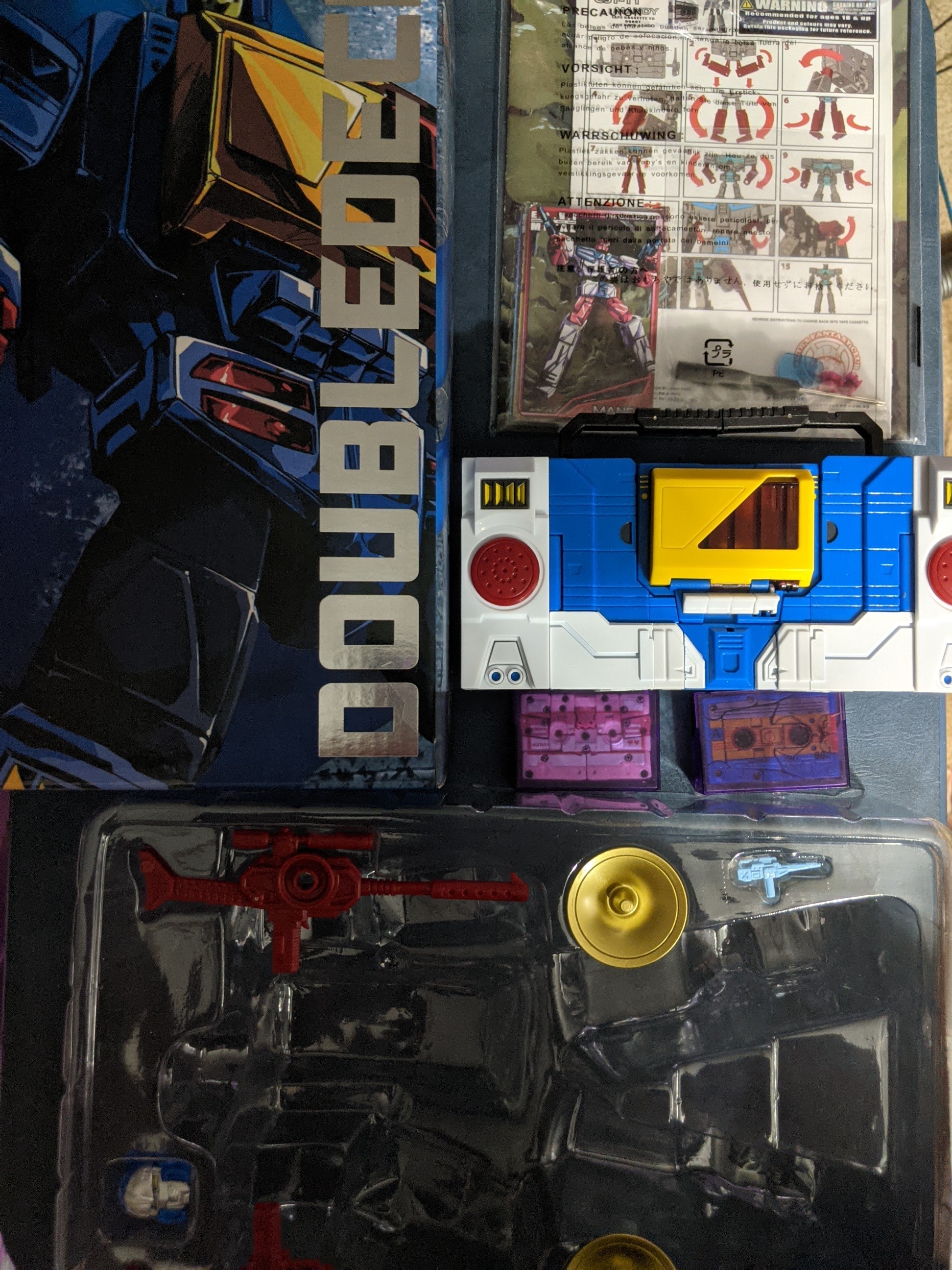 KFC Toys E.A.V.I. Metal Phase 4B Doubledeck Blaster Blue w