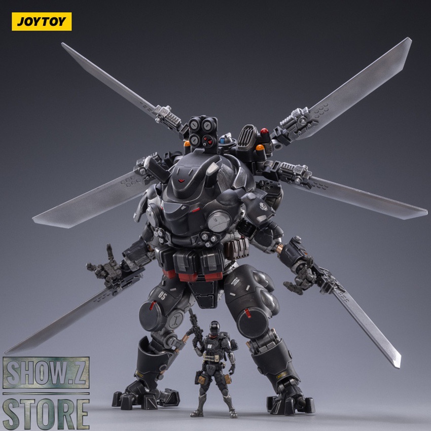 JoyToy Source 1/24 Iron Wrecker 05 Orbital Combat Mecha Night Attack Type w/ Pilot Billy