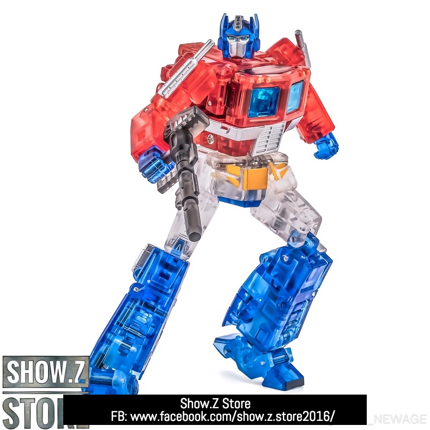 Newage H27T David Optimus Prime Transparent Version