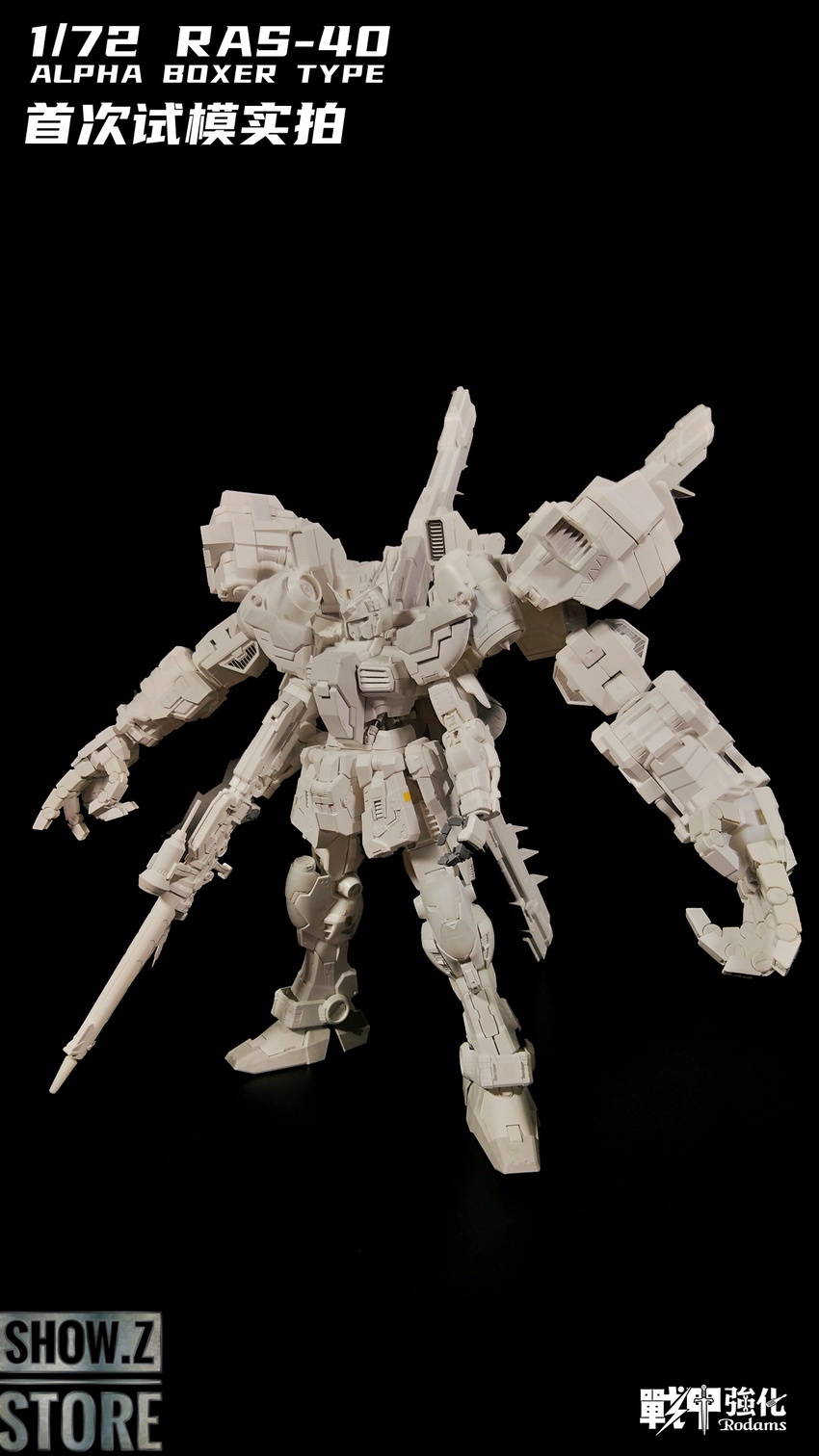 Rodams 1/72 RAS-40 Alpha Boxer RX-78 GP03S Gundam Model Kit