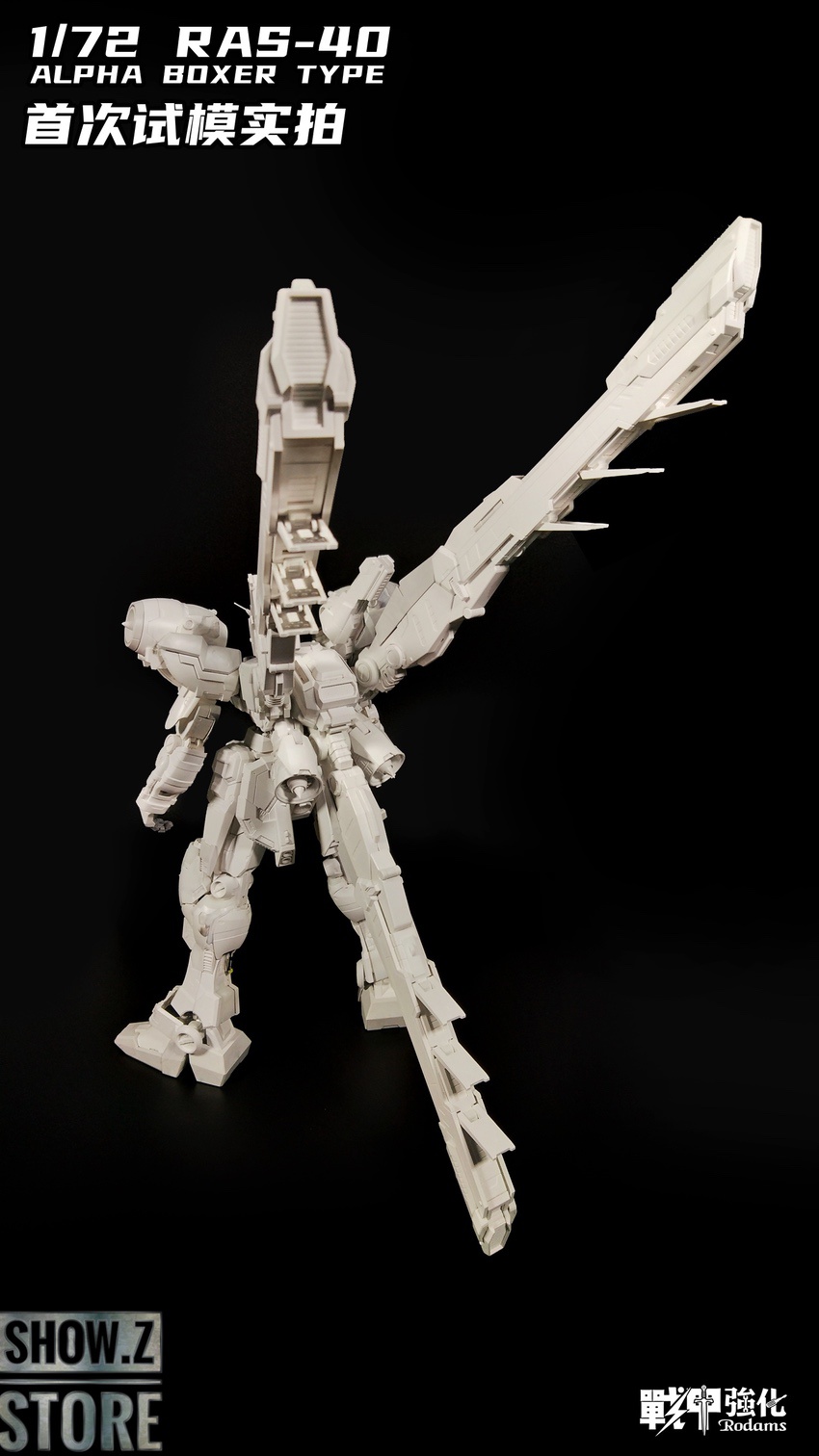 Rodams 1/72 RAS-40 Alpha Boxer RX-78 GP03S Gundam Model Kit