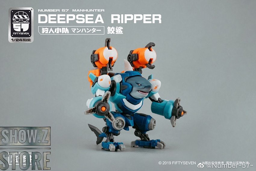 TOUMART SHARK 20ｔｈ Color llisches 青 No.57 Man Hunter Shark 1/24 Model Kit - Show.Z Store