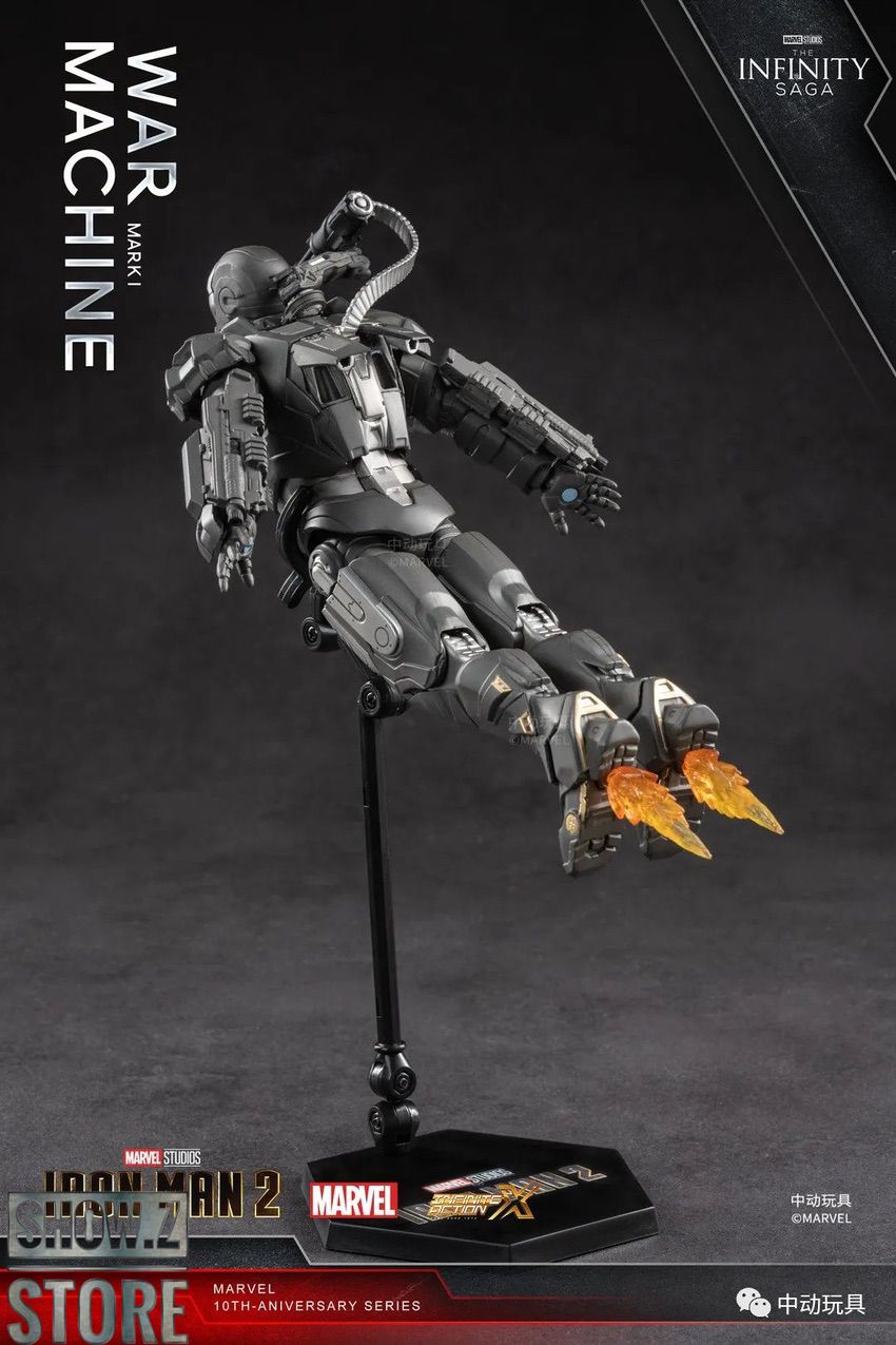 【PSA10】次なる試練アイアンマン＆ウォーマシン MAR/SE40-011SP ZT Toys Marvel War Machine Mark 1 LED 1/10 | ShowZStore.com