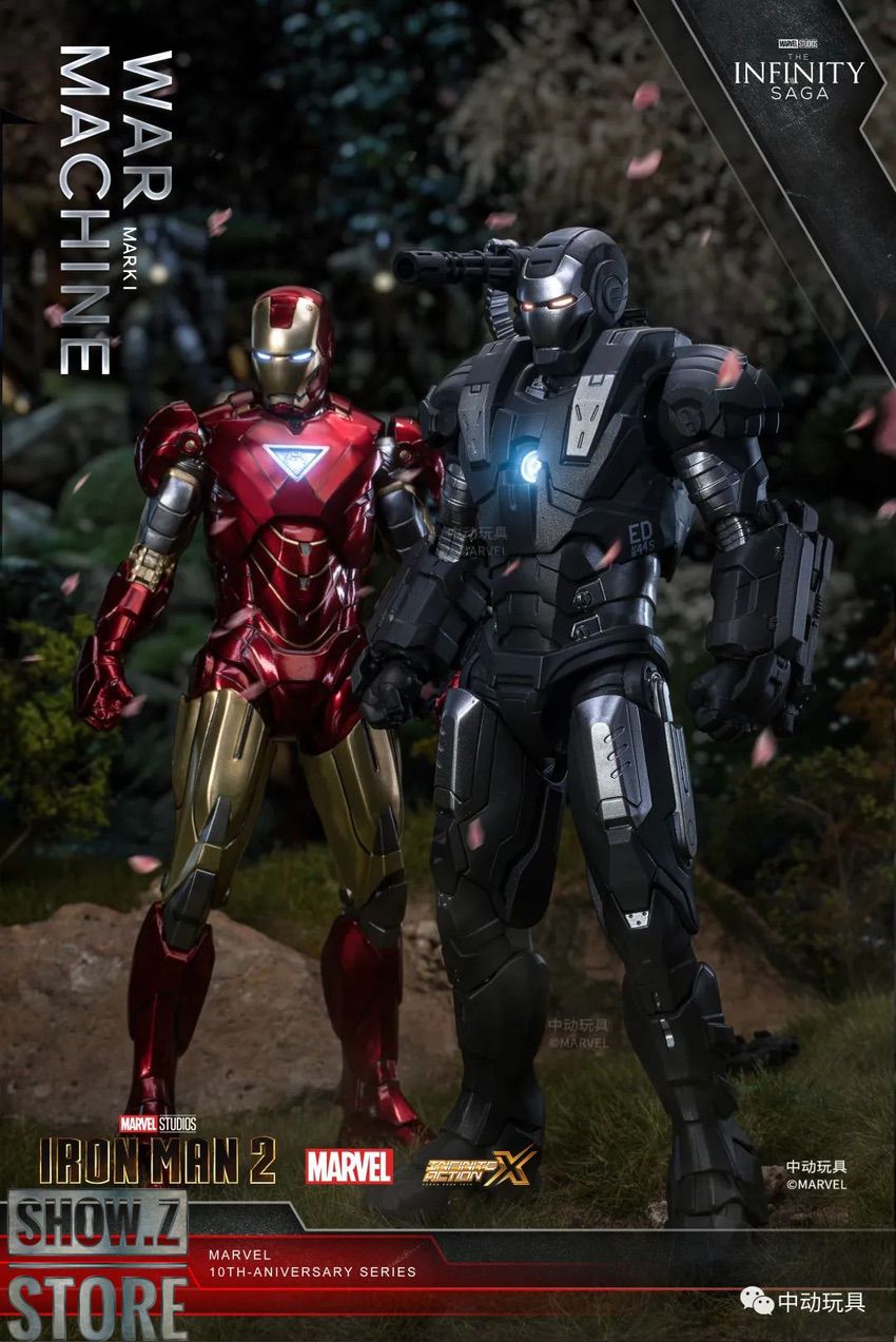 ZT Toys Marvel Licensed 1/10 Iron Man War Machine Armor Mark 1