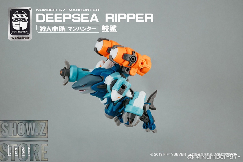 TOUMART SHARK 20ｔｈ Color llisches 青 No.57 Man Hunter Shark 1/24 Model Kit - Show.Z Store