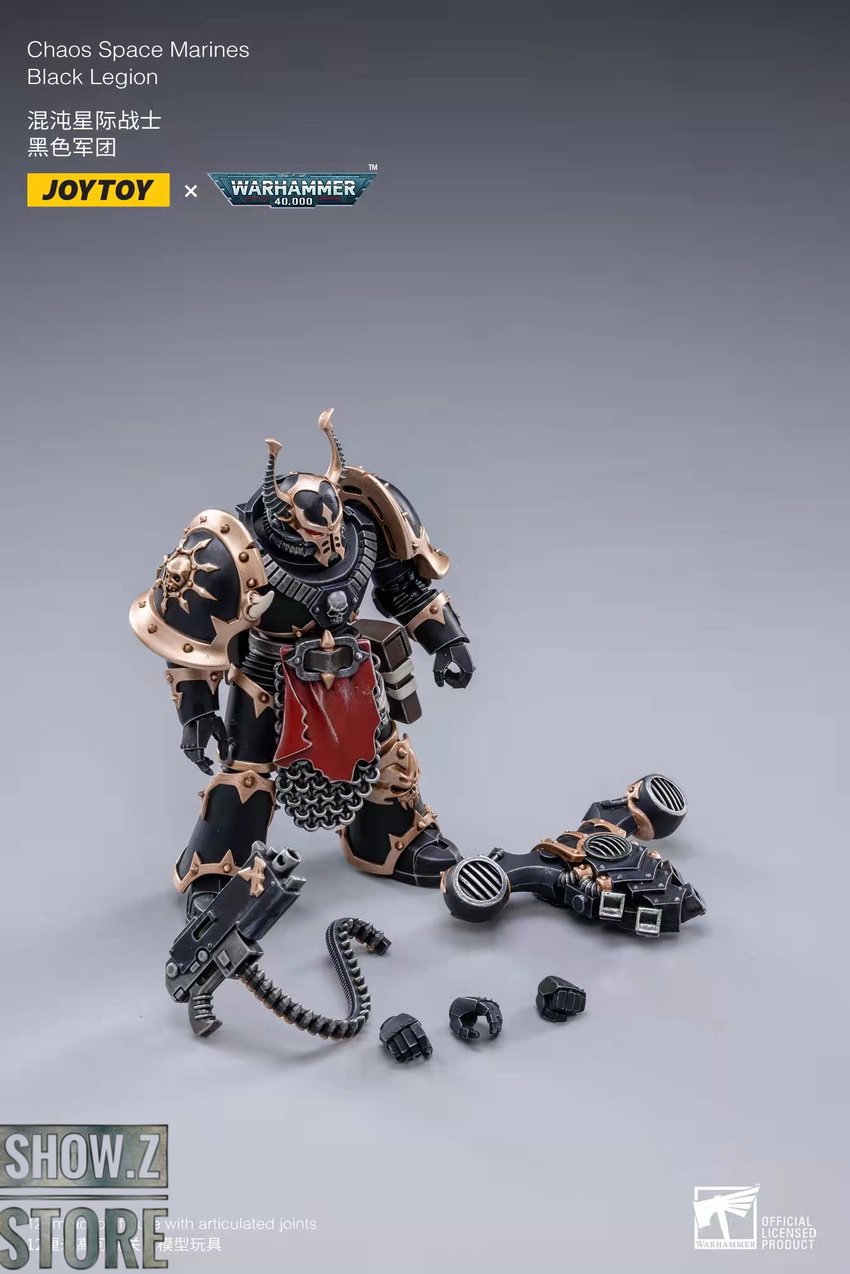 JoyToy Source 1/18 Warhammer 40K Chaos Space Marine E Black Legion