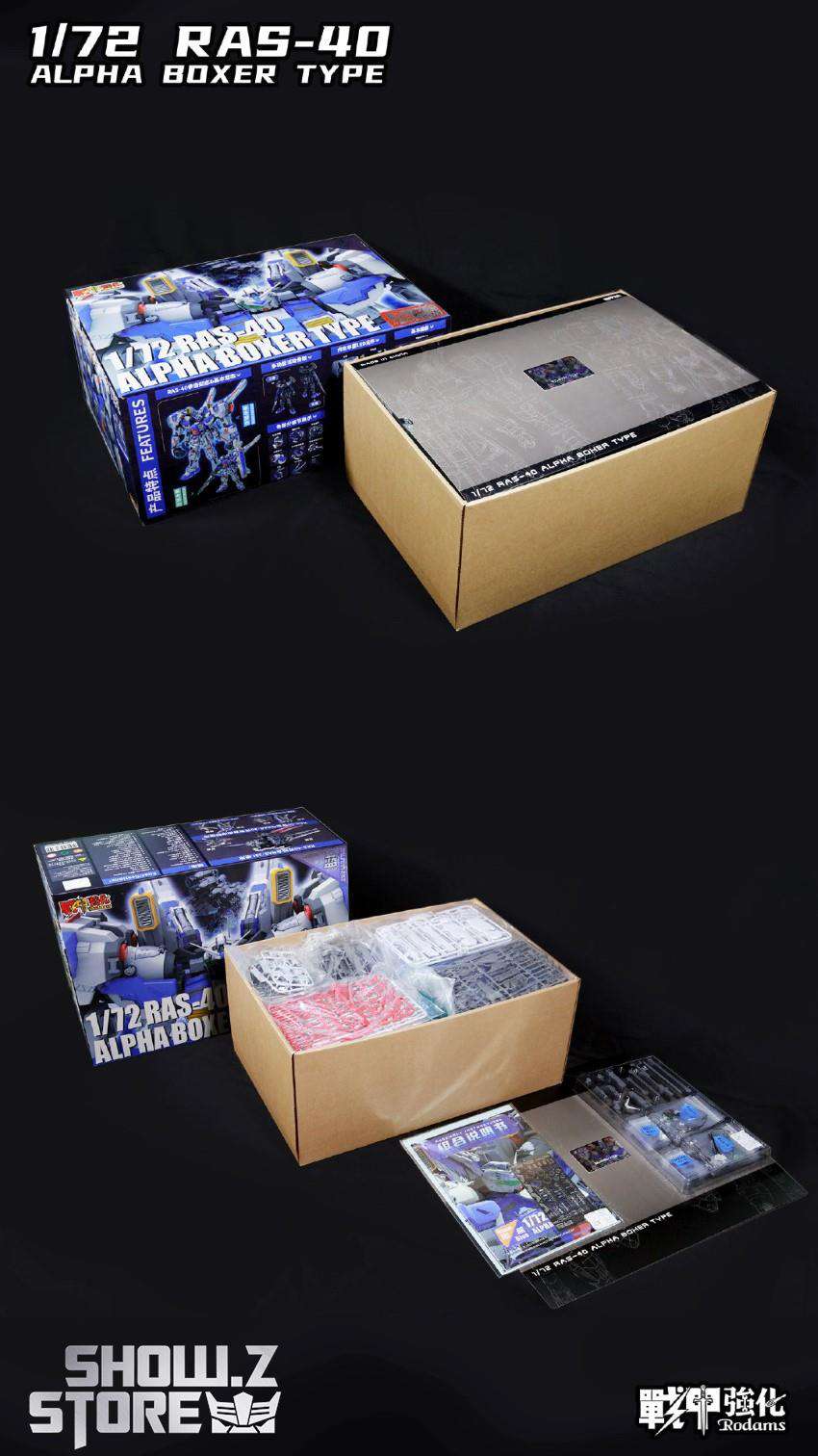 Rodams 1/72 RAS-40 Alpha Boxer Gundam Model Kit | ShowZStore.com