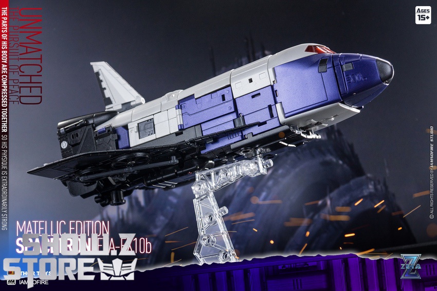 Zeta Toys EX-10B Spacetron Astrotrain Metallic Version- Show
