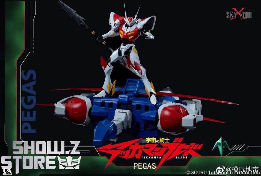 Sky X Studio Licensed Uchū no Kishi Tekkaman Pegas w/ LED - Show.Z