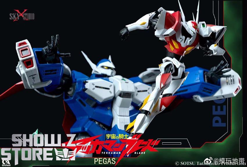 Sky X Studio Licensed Uchū no Kishi Tekkaman Pegas w/ LED - Show.Z
