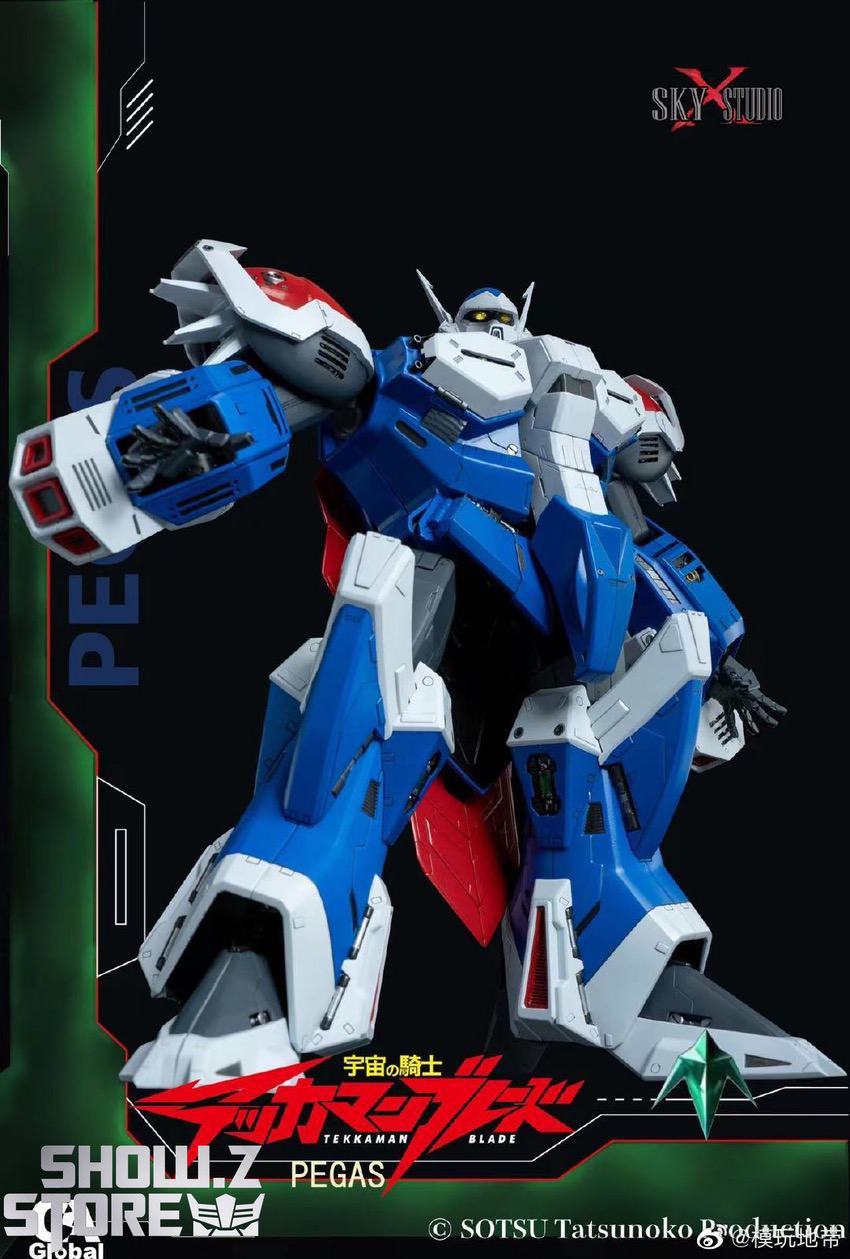 Sky X Studio Licensed Uchū no Kishi Tekkaman Pegas w/ LED - Show.Z