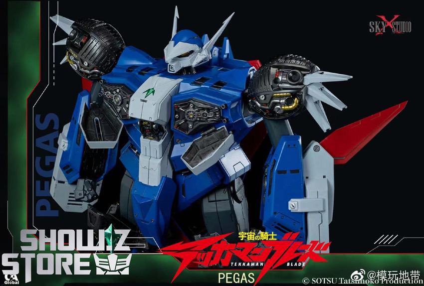 Sky X Studio Licensed Uchū no Kishi Tekkaman Pegas w/ LED - Show.Z