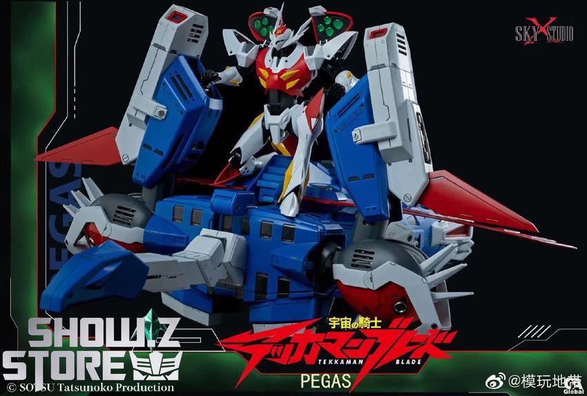 Sky X Studio Licensed Uchū no Kishi Tekkaman Pegas w/ LED - Show.Z