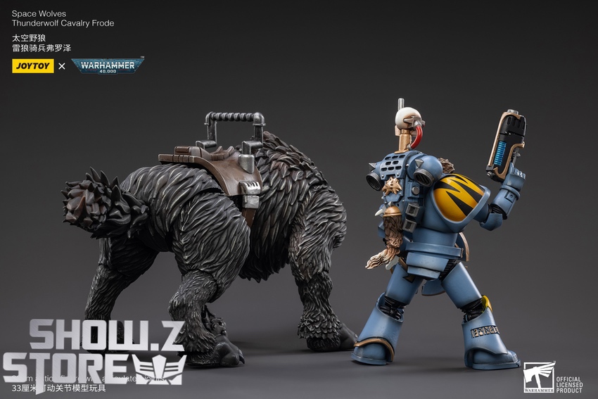 JoyToy Source 1/18 Warhammer 40K Space Wolves Thunderwolf