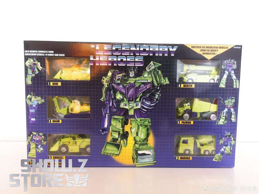NewAge H34EX Hephaestus Devastator Toy Version Full Set of