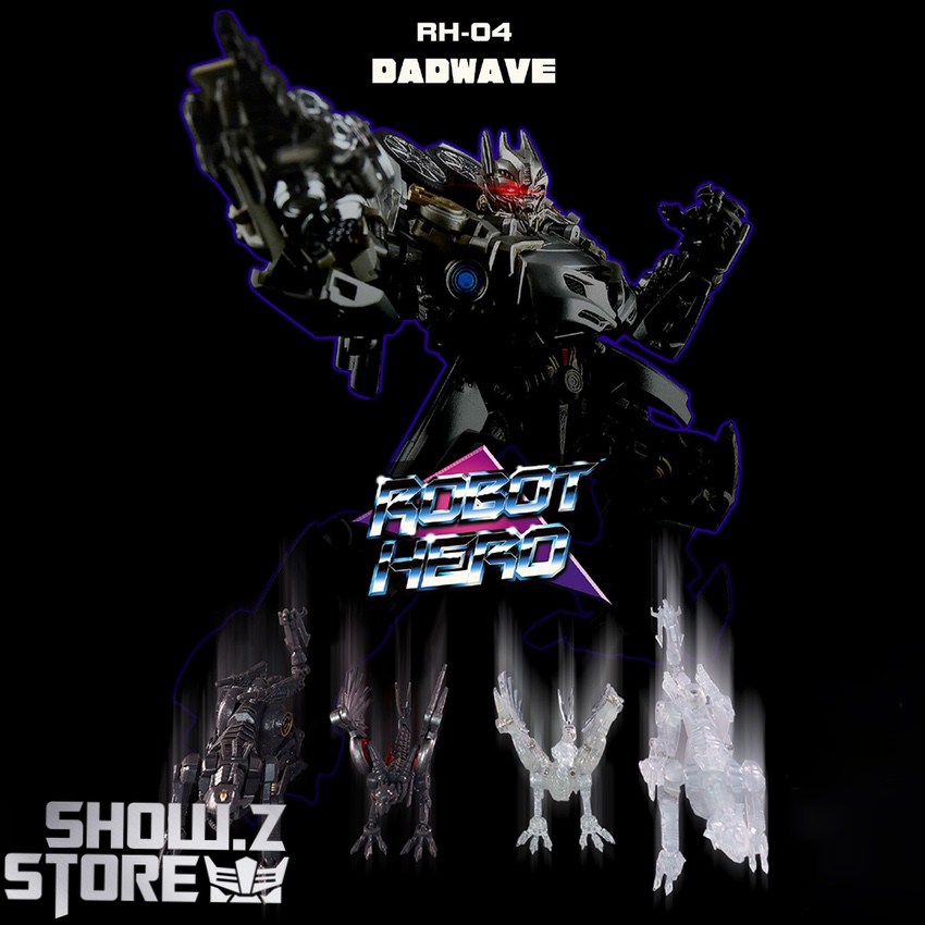 Robot Hero RH-04 Dadwave Soundwave w/ Laserbeak & Ravage