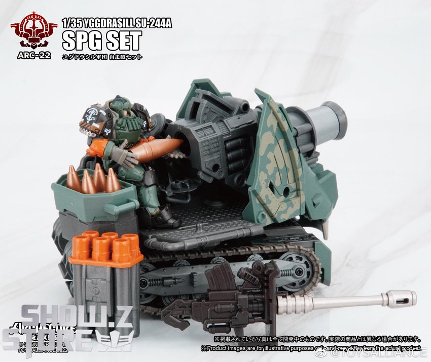 Toys Alliance 1/35 ARC-22 Yggdrasill SU-244A SPG Set - Show