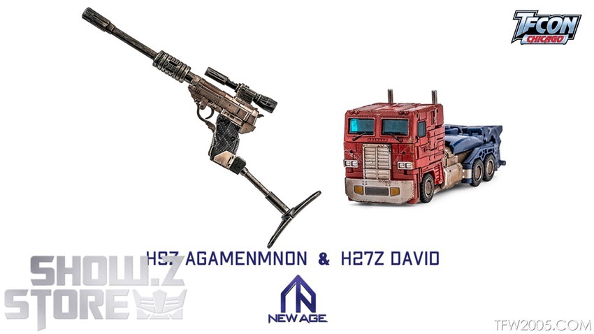 Newage H9Z Agamenmnon Megatron & H27Z David Optimus Prime