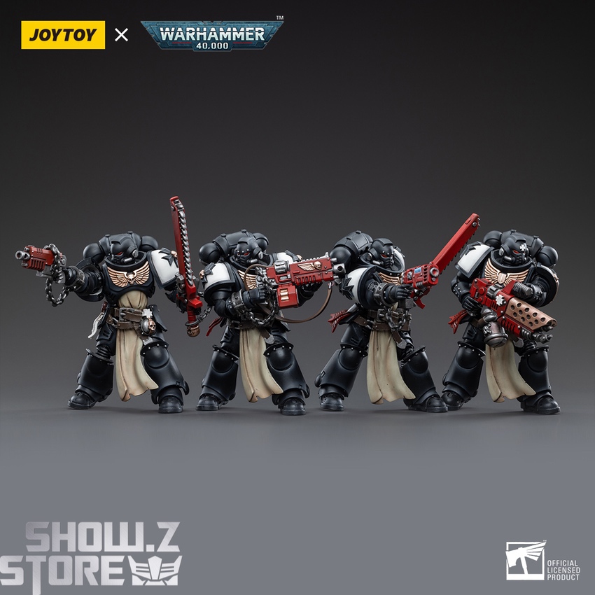 JoyToy Source 1/18 Warhammer 40K Black Templars Primaris Crusader Squad
