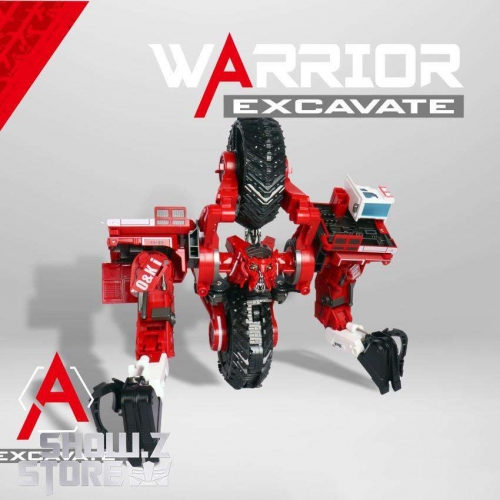 Mechanical Team MT-08 Excavate Warrior Demolishor Transformers