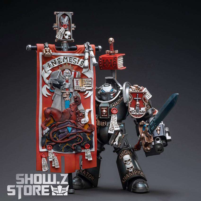 [Pre-Order] JoyToy Source 1/18 Warhammer 40K Grey Knights Brotherhood Terminator Squad Flagman
