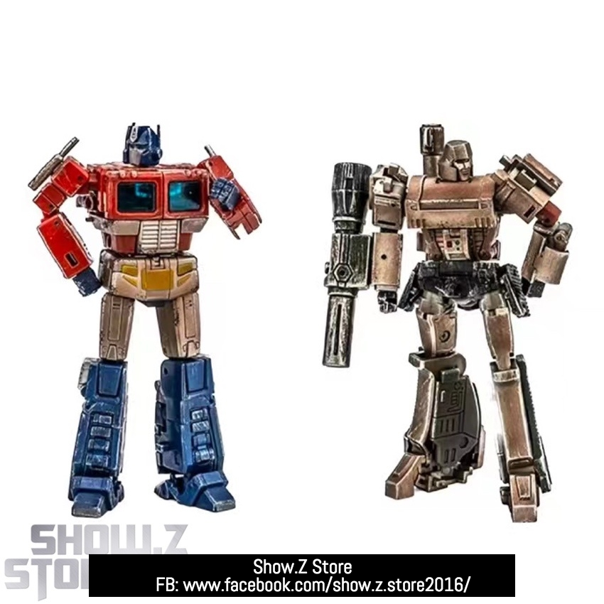 Newage H9Z Agamenmnon Megatron & H27Z David Optimus Prime Damaged Version Set of 2